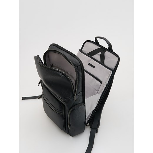 Reserved - Plecak z uchwytem - czarny Reserved ONE SIZE Reserved