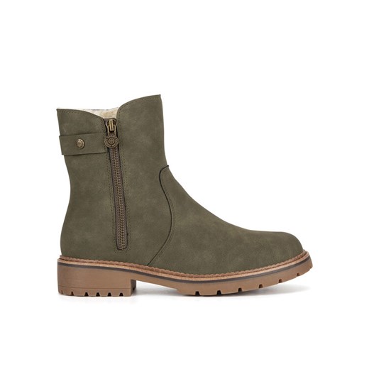 Botki Go Soft WS6207-10 Khaki ze sklepu eobuwie.pl w kategorii Botki - zdjęcie 186571935