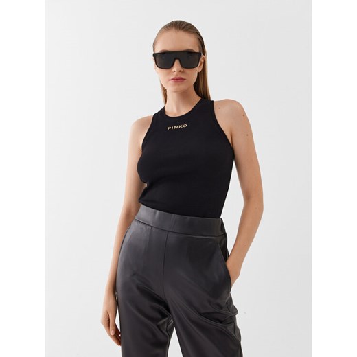 Pinko Top 100822 A15E Czarny Regular Fit ze sklepu MODIVO w kategorii Bluzki damskie - zdjęcie 186571997