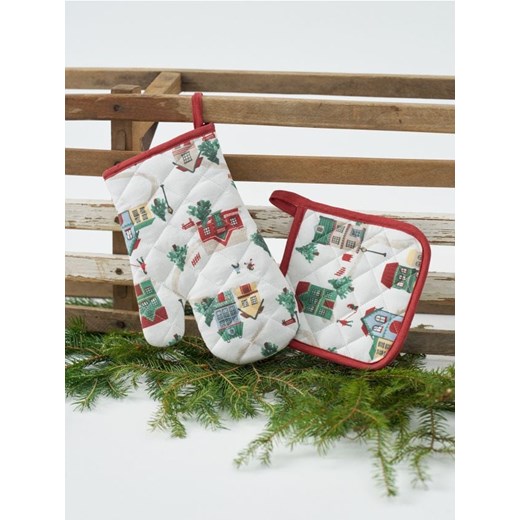 Sinsay - Rękawica kuchenna 2 pack świąteczny - wielobarwny Sinsay One Size Sinsay