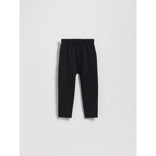 Reserved - Bawełniane legginsy - czarny ze sklepu Reserved w kategorii Spodnie chłopięce - zdjęcie 186573505