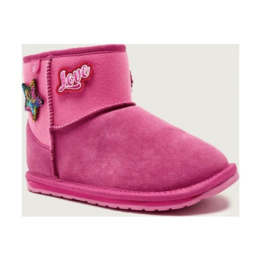 EMU Australia Śniegowce WALLABY MINI PLAY EMU AUSTRALIA X BARBIE |zamsz |z dodatkiem wełny ze sklepu Gomez Fashion Store w kategorii Buty zimowe dziecięce - zdjęcie 186573885