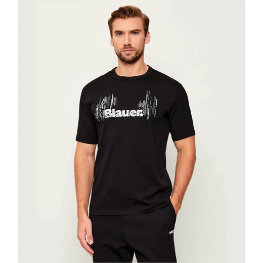BLAUER T-shirt TOWN | Regular Fit ze sklepu Gomez Fashion Store w kategorii T-shirty męskie - zdjęcie 186573949