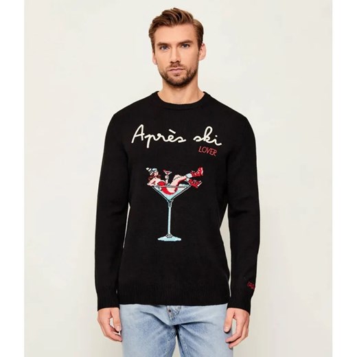 ST.Barth Sweter Heron APRES GIRL | Regular Fit | z dodatkiem wełny i kaszmiru ze sklepu Gomez Fashion Store w kategorii Swetry męskie - zdjęcie 186573978