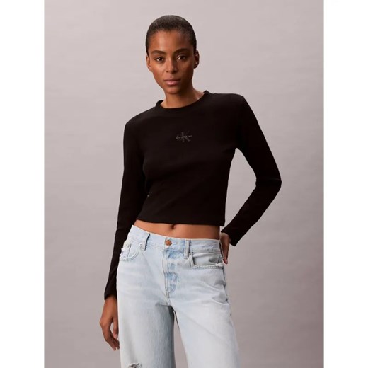 Calvin Klein Jeans Bluzka | Cropped Fit ze sklepu Gomez Fashion Store w kategorii Bluzki damskie - zdjęcie 186573988
