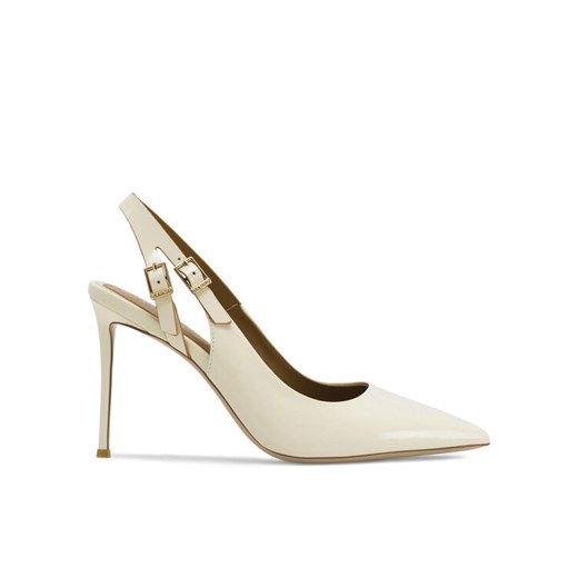 Szpilki Eva Minge ABELE-959P-519 Écru ze sklepu eobuwie.pl w kategorii Czółenka - zdjęcie 186576106