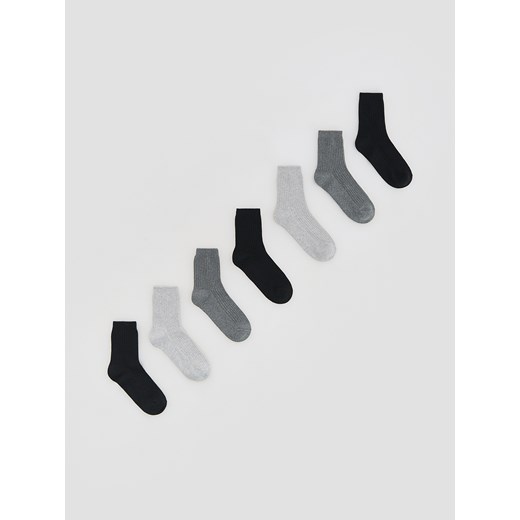 Reserved - Skarpetki 7 pack - złamana biel - id: 169HE-01X - marki Reserved - 186576988 Reserved - Skarpetki 7 pack - złamana biel ze sklepu Reserved w kategorii Skarpetki dziecięce - zdjęcie 186576988