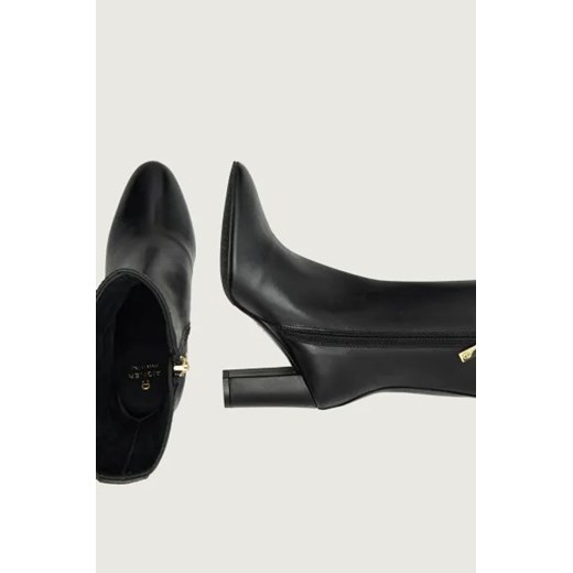 Aigner Skórzane botki na słupku CAROLINE 15B Aigner 38 Gomez Fashion Store