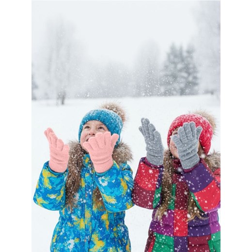 Sinsay - Rękawiczki 2 pack - różowy - id: 045FU-03X - marki Sinsay - 186578465 Sinsay - Rękawiczki 2 pack - różowy ze sklepu Sinsay w kategorii Rękawiczki dziecięce - zdjęcie 186578465