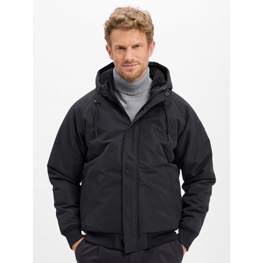 Derbe Parka męska - Festholm Mężczyźni czarny jednolity ze sklepu vangraaf w kategorii Kurtki męskie - zdjęcie 186579335