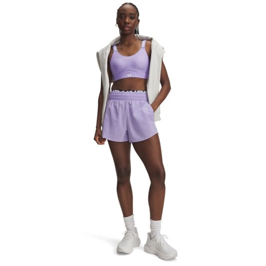 Damskie spodenki treningowe Under Armour UA Vanish 3in Short - fioletowe ze sklepu Sportstylestory.com w kategorii Szorty - zdjęcie 186579768
