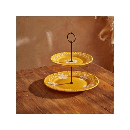 BELLA MAISON Etażerka w kolorze żółtym - Ø 25 cm Bella Maison onesize okazja Limango Polska