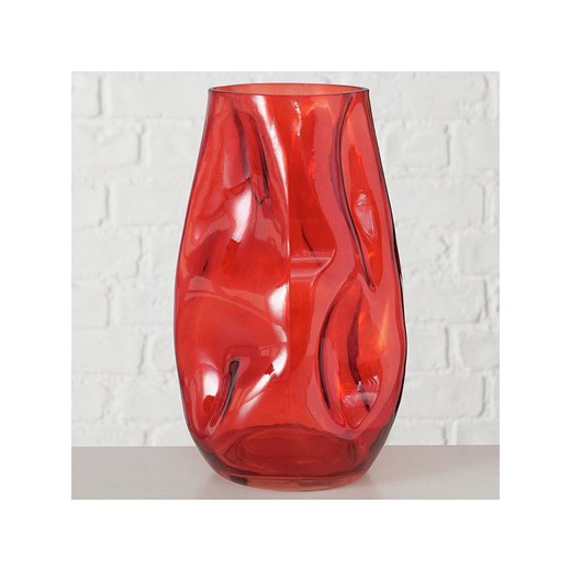 Boltze Wazon "Lojin" w kolorze czerwonym - wys. 26 x Ø 16 cm - id: 17688228 - marki Boltze - 186580758 Boltze Wazon "Lojin" w kolorze czerwonym - wys. 26 x Ø 16 cm ze sklepu Limango Polska w kategorii Wazony - zdjęcie 186580758