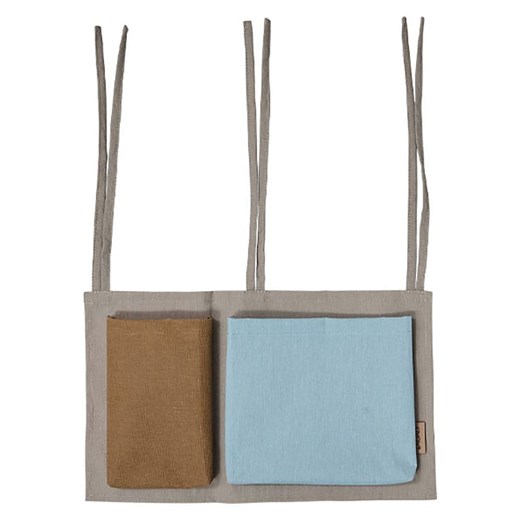 OYOY mini Organizer w kolorze jasnobrązowo-błękitnym - 24 x 40 cm ze sklepu Limango Polska w kategorii Akcesoria i przechowywanie - zdjęcie 186580889