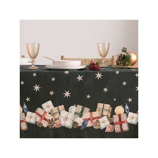 Mint Rugs Obrus &quot;Christmas Ember&quot; w kolorze zielonym ze sklepu Limango Polska w kategorii Obrusy i bieżniki - zdjęcie 186580919