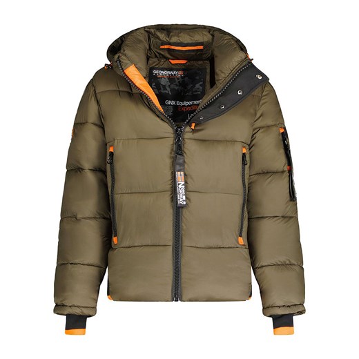 Geographical Norway Kurtka zimowa &quot;Calix&quot; w kolorze khaki ze sklepu Limango Polska w kategorii Kurtki męskie - zdjęcie 186581089