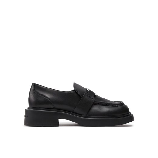 Loafersy KARL LAGERFELD KL41210 Czarny ze sklepu eobuwie.pl w kategorii Półbuty damskie - zdjęcie 186581188