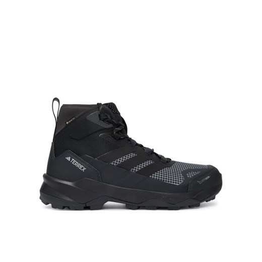 Trekkingi adidas Terrex Skychaser AX5 Mid GORE-TEX CLIMAWARM+ JQ2205 Czarny ze sklepu eobuwie.pl w kategorii Buty trekkingowe męskie - zdjęcie 186581189