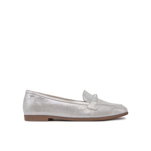 Loafersy Tamaris 1-24220-44 Srebrny ze sklepu eobuwie.pl w kategorii Lordsy damskie - zdjęcie 186581255