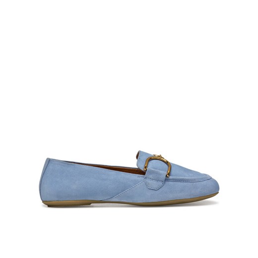 Loafersy Geox D Palmaria D45MUJ 00021 C4003 Niebieski ze sklepu eobuwie.pl w kategorii Lordsy damskie - zdjęcie 186581265