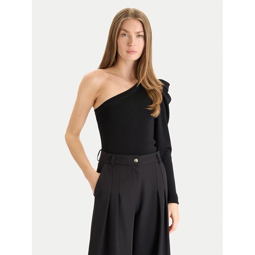 TWINSET Sweter 252AT3011 Czarny Slim Fit ze sklepu MODIVO w kategorii Swetry damskie - zdjęcie 186582439