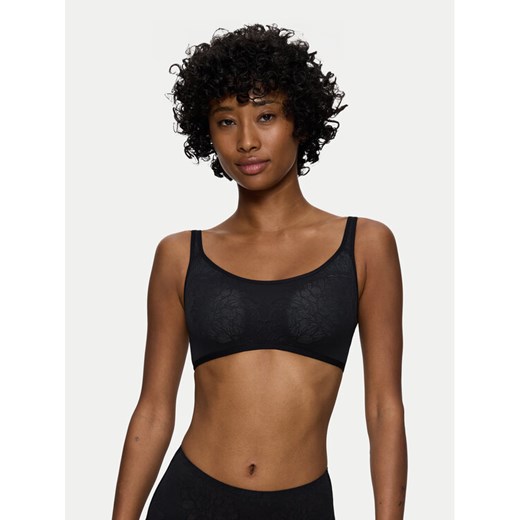 Triumph Biustonosz top Fit Smart 10202460 Czarny ze sklepu MODIVO w kategorii Biustonosze - zdjęcie 186582456