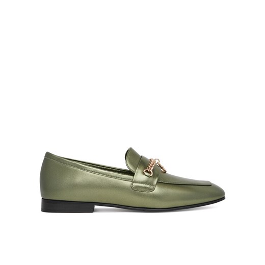 Eva Minge Loafersy CYNIA-LT2513-37 Zielony ze sklepu MODIVO w kategorii Lordsy damskie - zdjęcie 186582536