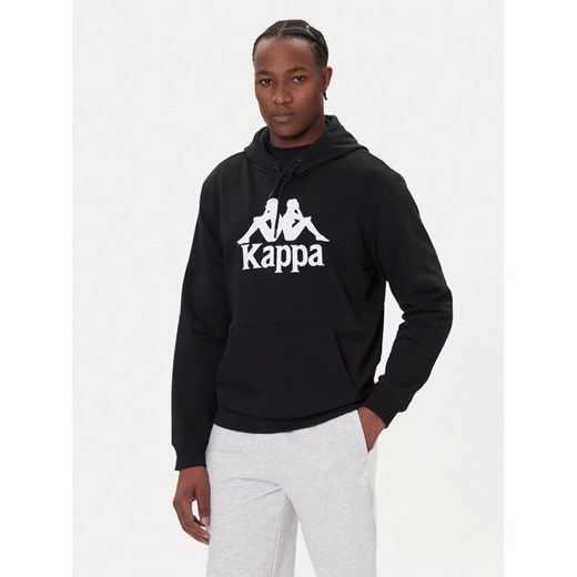 Kappa Bluza Malmo 3 341M43W Czarny Regular Fit ze sklepu MODIVO w kategorii Bluzy męskie - zdjęcie 186582576
