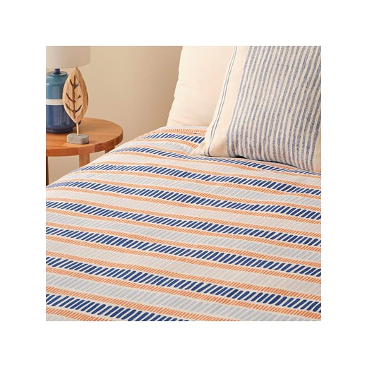 BELLA MAISON Narzuta "Cooper" w kolorze pomarańczowo-niebieskim - 220 Bella Maison 150x220 cm promocja Limango Polska