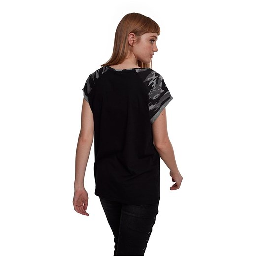 Urban Classics Koszulka w kolorze czarno-szarym Urban Classics L Limango Polska okazyjna cena