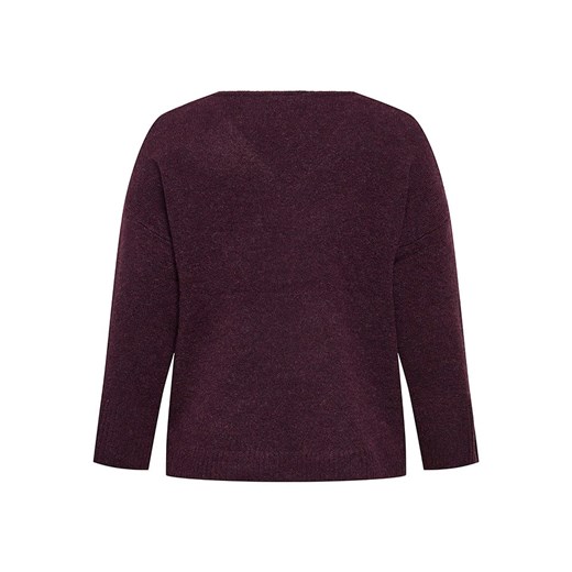 ONLY Carmakoma Sweter w kolorze bordowym 46/48 Limango Polska okazyjna cena