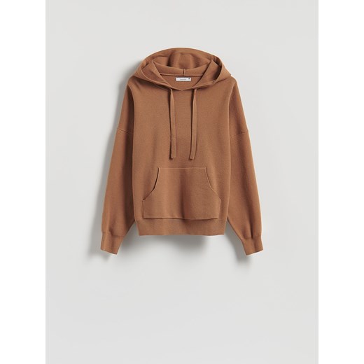 Reserved - Sweter z wiskozą - beżowy ze sklepu Reserved w kategorii Swetry damskie - zdjęcie 186585288