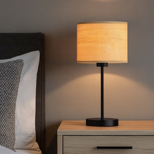 Designerska lampa stołowa do salonu NICEA ECO z abażurem - id: 6200 - marki Ciekot Partners Sp. Z O. O. - 186585607 Designerska lampa stołowa do salonu NICEA ECO z abażurem ze sklepu Lysne w kategorii Lampy stołowe - zdjęcie 186585607