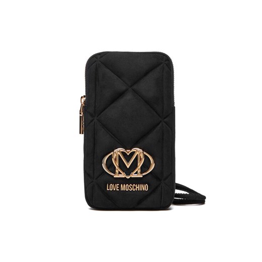 LOVE MOSCHINO Torebka na telefon JC5645PP0NKE0000 Czarny ze sklepu MODIVO w kategorii Etui - zdjęcie 186586006