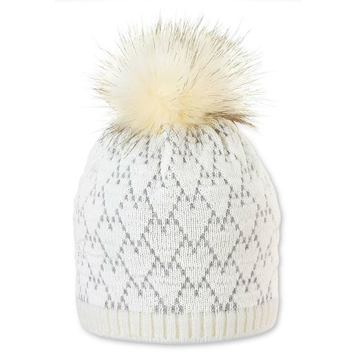 Sterntaler Czapka dzianinowa w kolorze białym ze sklepu Limango Polska w kategorii Czapki dziecięce - zdjęcie 186586278