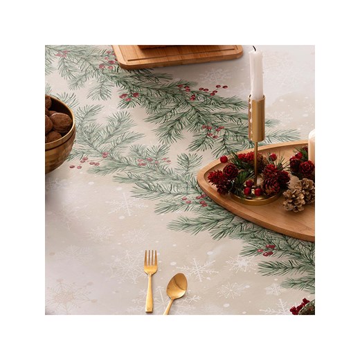 Mint Rugs Obrus &quot;Christmas Gabriel&quot; w kolorze biało-czerwonym Mint Rugs 100x155 cm okazyjna cena Limango Polska