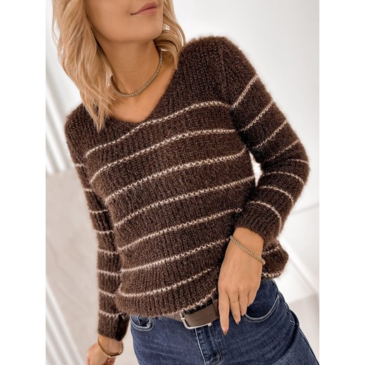 sweter nesta brązowy one size ONE SIZE UBRA