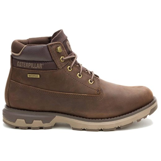 Buty męskie Caterpillar Pursue Waterproof P726506 - brązowe ze sklepu streetstyle24.pl w kategorii Buty zimowe męskie - zdjęcie 186586578