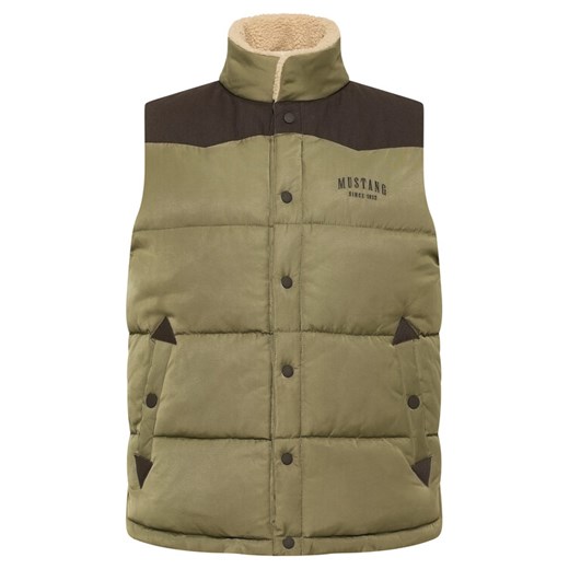 Mustang Kamizelka Dublin 1016901 Zielony Regular Fit ze sklepu MODIVO w kategorii Kamizelki męskie - zdjęcie 186588417
