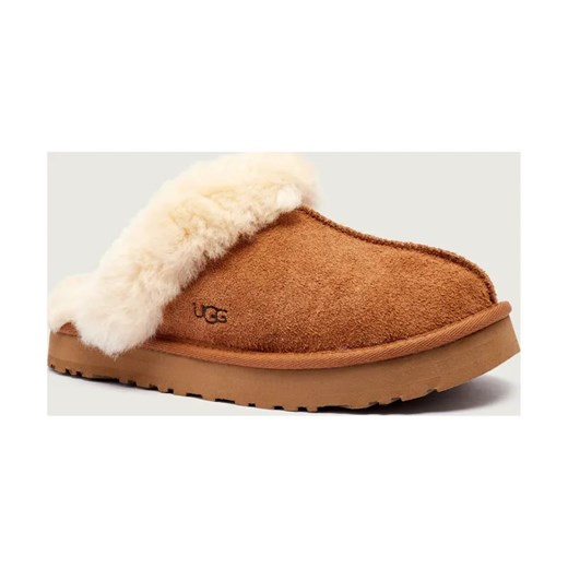 UGG Obuwie domowe DISQUETTE | shearling | z dodatkiem wełny | zamsz ze sklepu Gomez Fashion Store w kategorii Kapcie dziecięce - zdjęcie 186589807