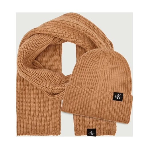 Calvin Klein Jeans Szal + czapka ze sklepu Gomez Fashion Store w kategorii Czapki dziecięce - zdjęcie 186589837