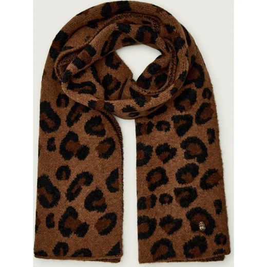 Kurt Geiger Szal LEOPARD | z dodatkiem wełny ze sklepu Gomez Fashion Store w kategorii Szaliki i chusty damskie - zdjęcie 186589865