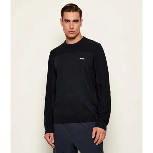 BOSS GREEN Sweter KN_Momentum-X CN | Regular Fit | z dodatkiem wełny ze sklepu Gomez Fashion Store w kategorii Swetry męskie - zdjęcie 186589905