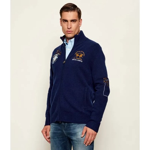 La Martina Wełniany sweter | Regular Fit ze sklepu Gomez Fashion Store w kategorii Swetry męskie - zdjęcie 186589927