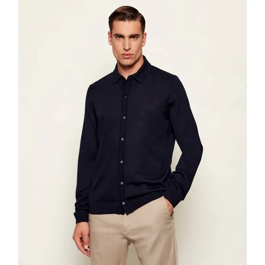 BOSS BLACK Wełniany sweter Helbert | Regular Fit ze sklepu Gomez Fashion Store w kategorii Swetry męskie - zdjęcie 186589928