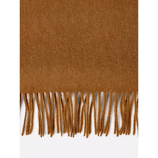 Mohito - Wełniany szalik - brązowy Mohito ONE SIZE Mohito