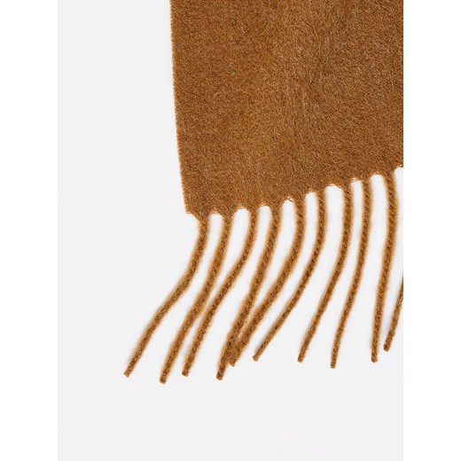 Mohito - Wełniany szalik - brązowy Mohito ONE SIZE Mohito