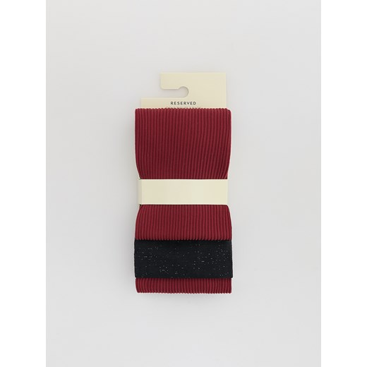 Reserved - Rajstopy z mikrofibry 2 pack - czarny - id: 796DI-99X - marki Reserved - 186591347 Reserved - Rajstopy z mikrofibry 2 pack - czarny ze sklepu Reserved w kategorii Rajstopy dziecięce - zdjęcie 186591347