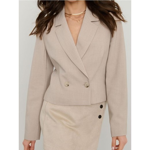 Sinsay - Żakiet - beżowy ze sklepu Sinsay w kategorii Marynarki damskie - zdjęcie 186592269