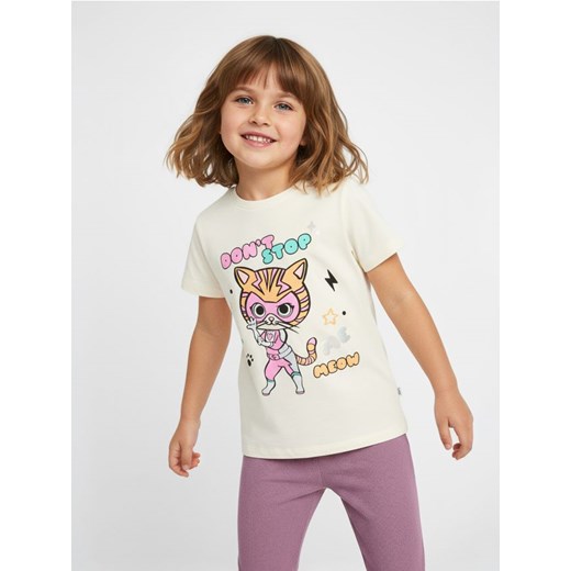 Sinsay - Koszulka Disney Junior Super Kitties - kremowy ze sklepu Sinsay w kategorii Bluzki dziewczęce - zdjęcie 186592286